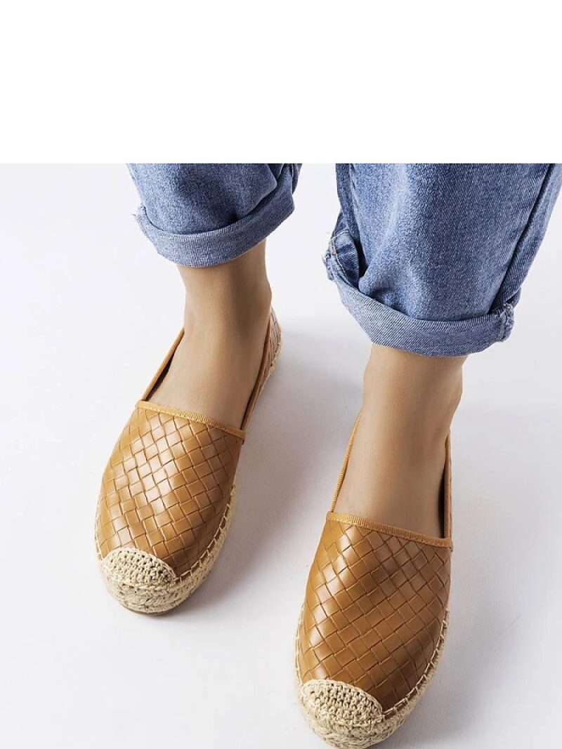 Brązowe espadryle zdobione tłoczeniem Geoffrey - Solea - obrazek 3