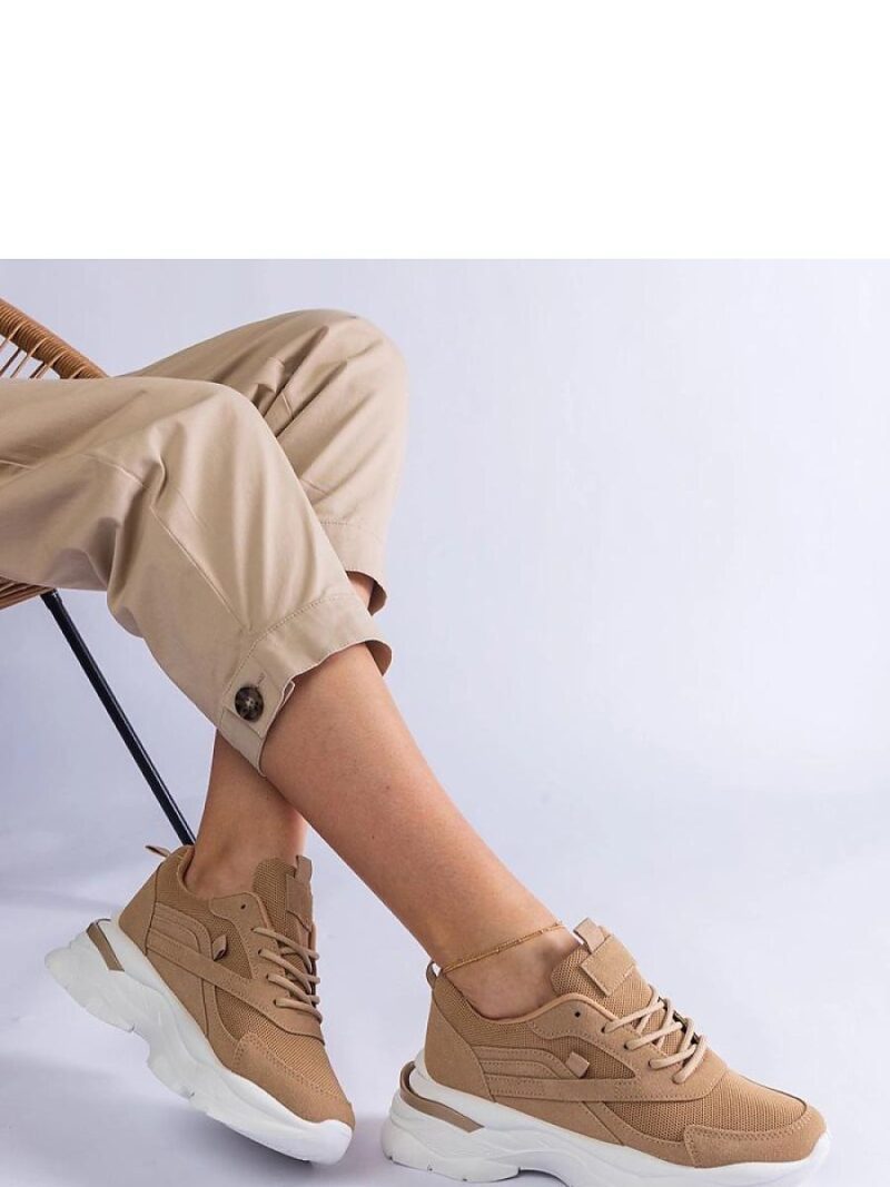 Brązowe sneakersy na grubszej podeszwie Guerrera - Solea - obrazek 2
