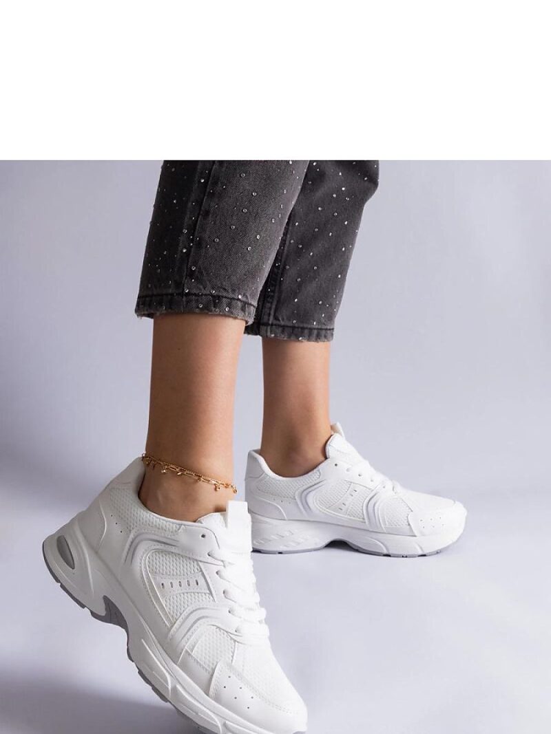 Białe sneakersy sportowe Ena - Solea - obrazek 4
