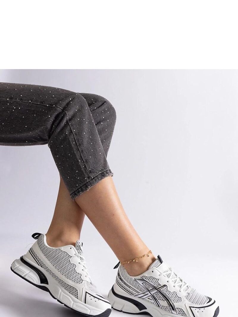 Czarne sportowe sneakersy damskie Ondina - Solea - obrazek 2