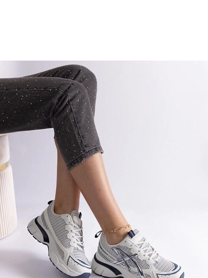 Niebieskie sportowe sneakersy damskie Ondina - Solea - obrazek 2