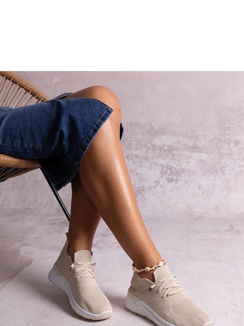 Beżowe wsuwane sneakersy Gaberla - Solea - obrazek 2