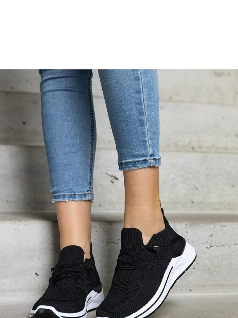 Czarne wsuwane sneakersy Gaberla - Solea