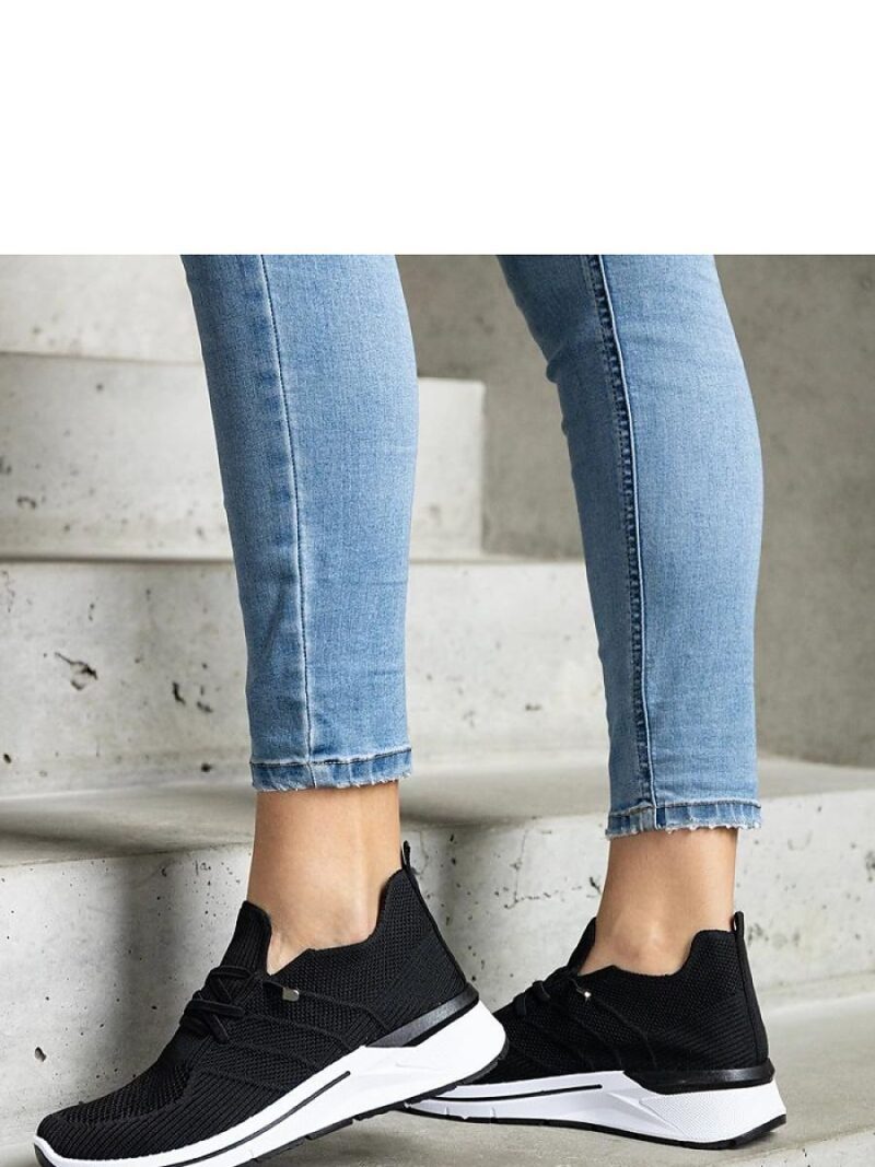 Czarne wsuwane sneakersy Gaberla - Solea - obrazek 2
