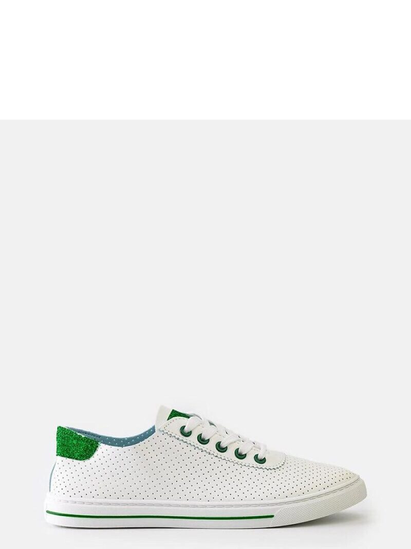 Białe perforowane sneakersy Ruala - Solea