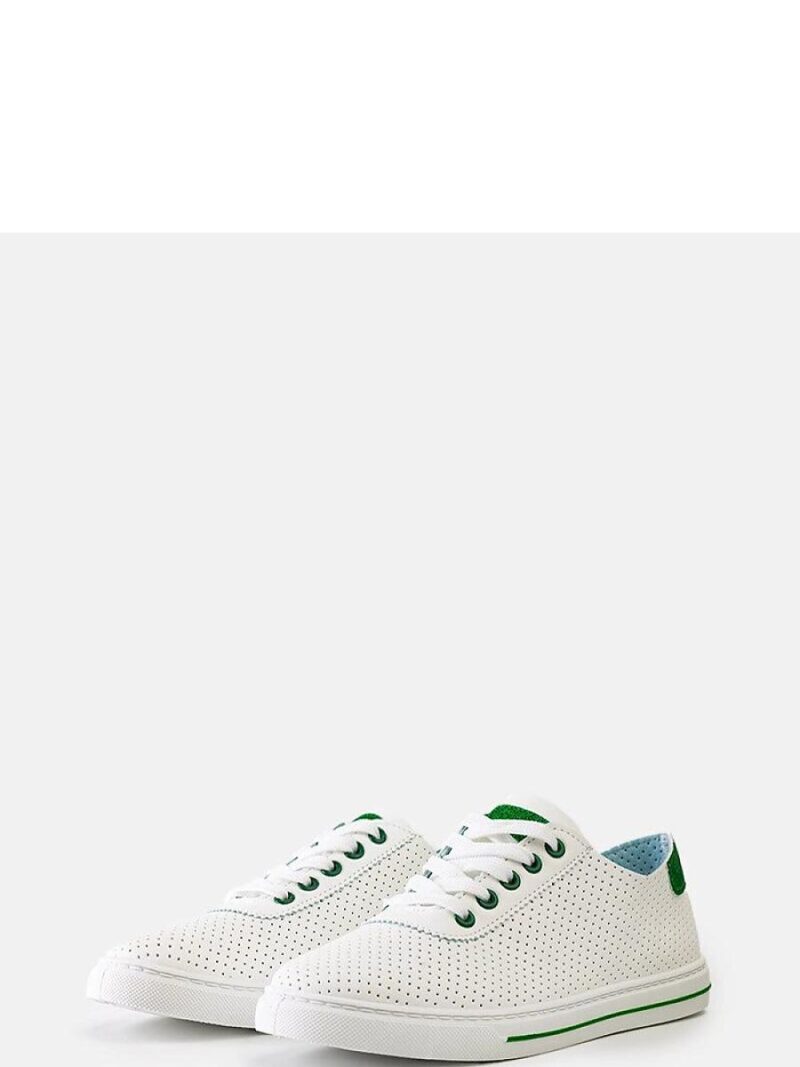 Białe perforowane sneakersy Ruala - Solea - obrazek 2