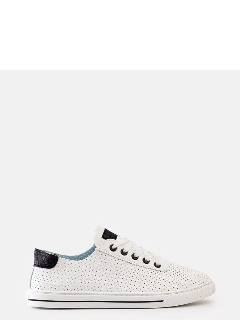 Białe perforowane sneakersy Ruala - Solea