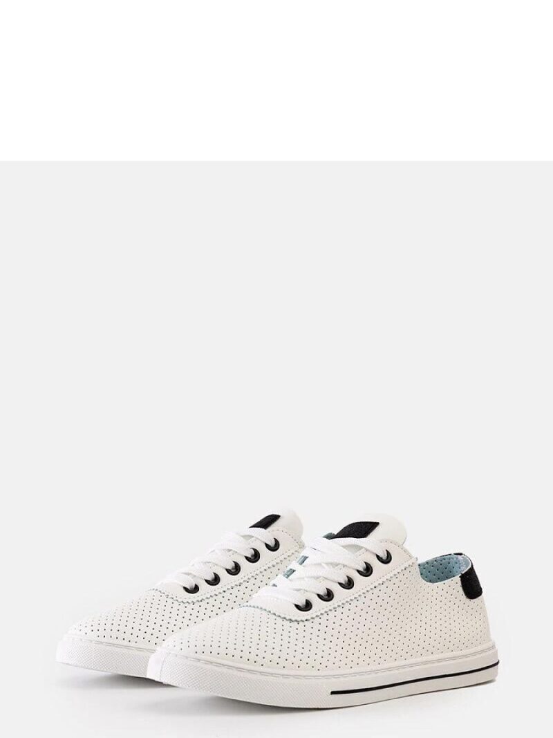 Białe perforowane sneakersy Ruala - Solea - obrazek 3