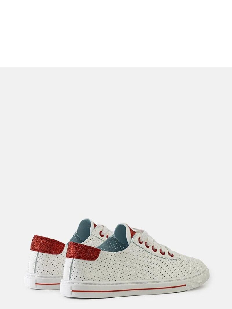 Białe perforowane sneakersy Ruala - Solea - obrazek 2