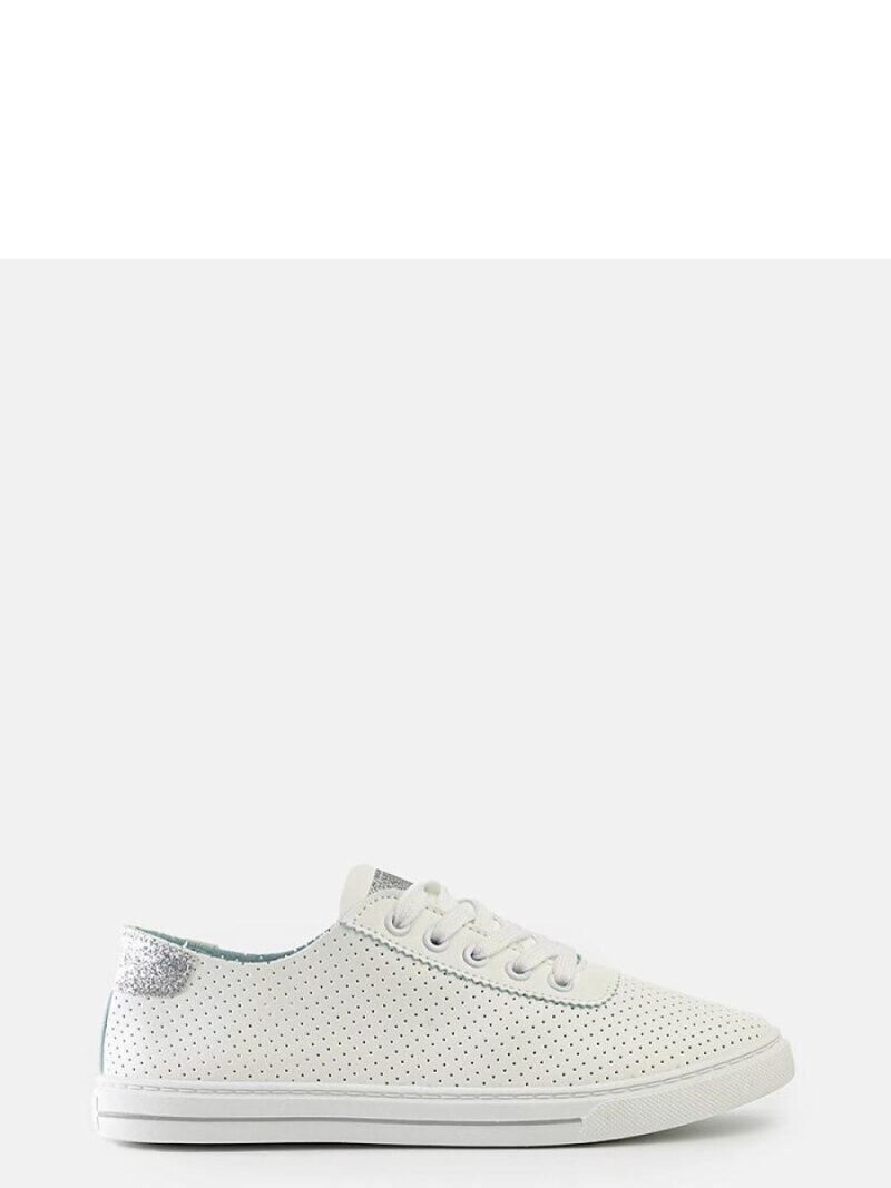 Białe perforowane sneakersy Ruala - Solea - obrazek 2