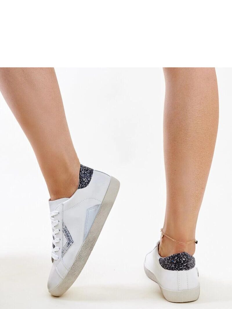Białe sneakersy z efektem ,,znoszenia`` Gombola - Solea - obrazek 5