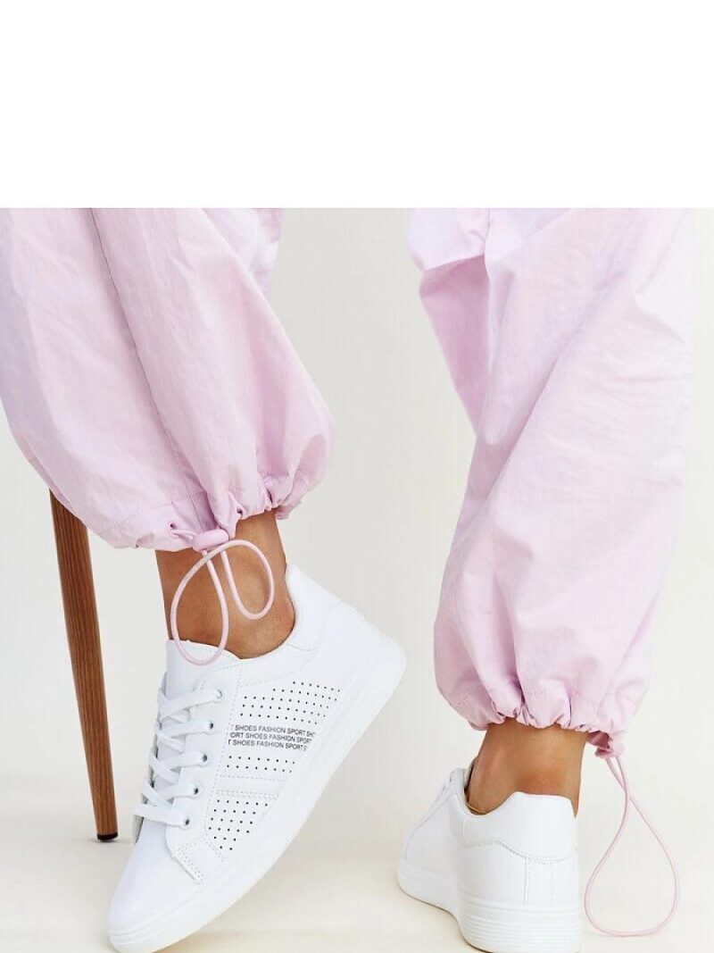 Białe sneakersy eko skóra Berdine - Solea - obrazek 5