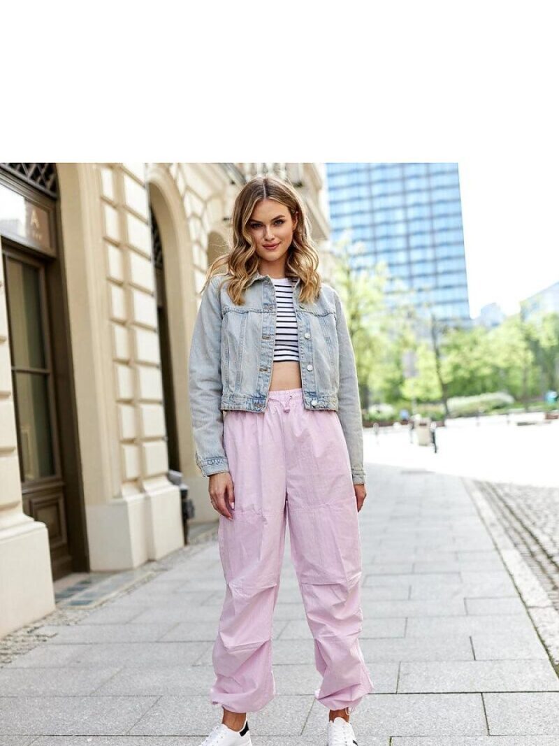 Biało-czarne sneakersy eko skóra Berdine - Solea - obrazek 2