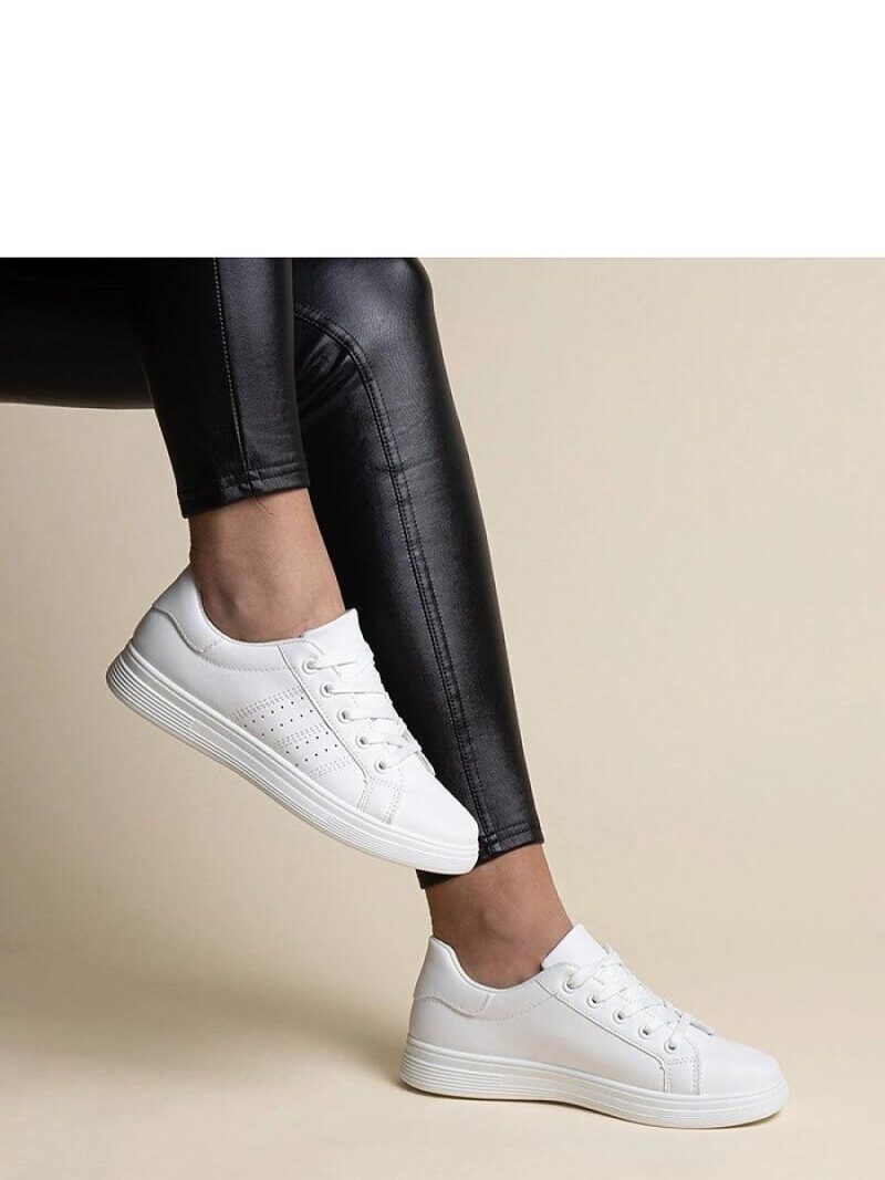 Białe sneakersy eko skóra Cathleen - Solea