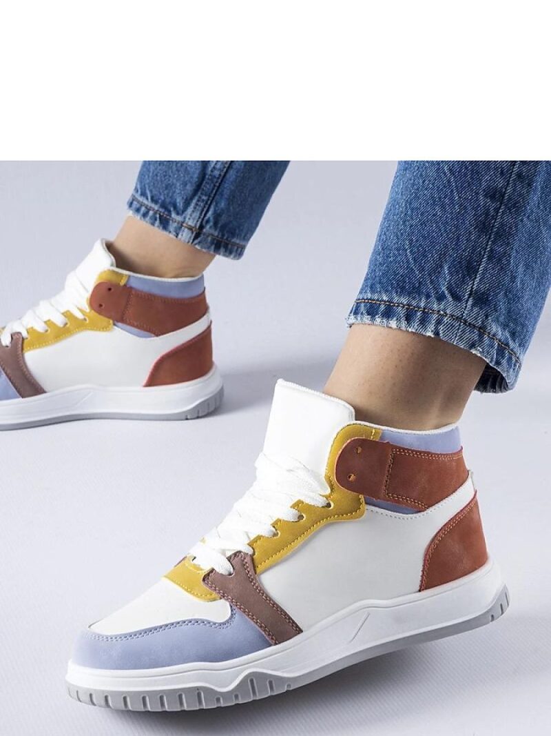 Fioletowe sneakersy za kostkę Elizabeth - Solea - obrazek 3