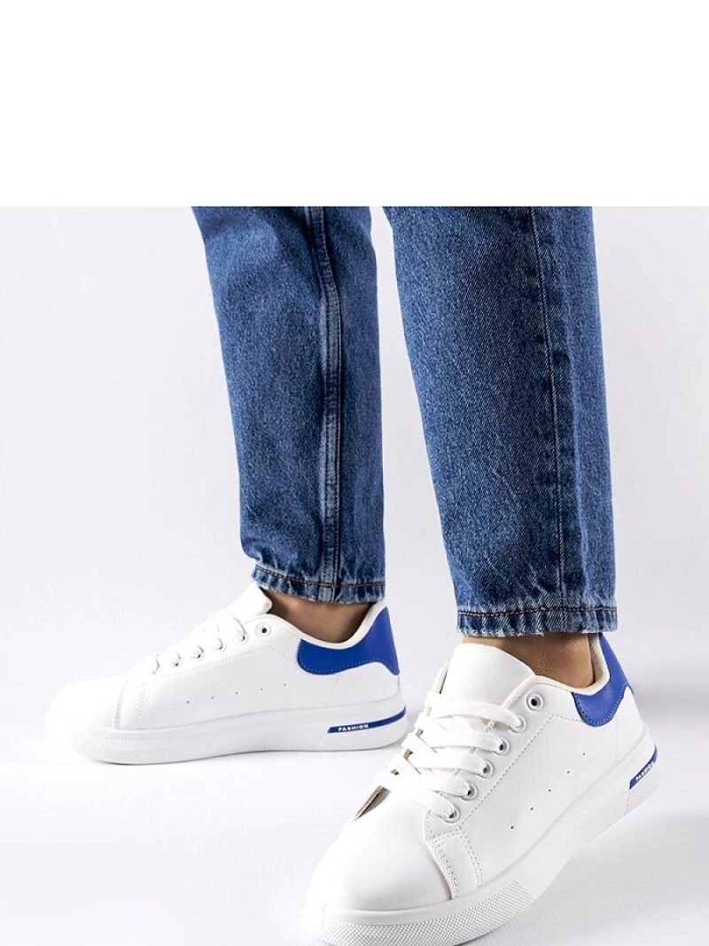Biało-granatowe sneakersy Leland - Solea - obrazek 2