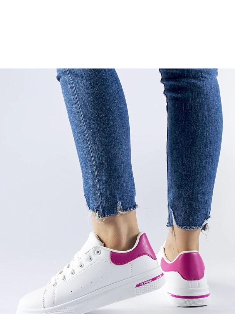 Biało-różowe sneakersy Leland - Solea - obrazek 3
