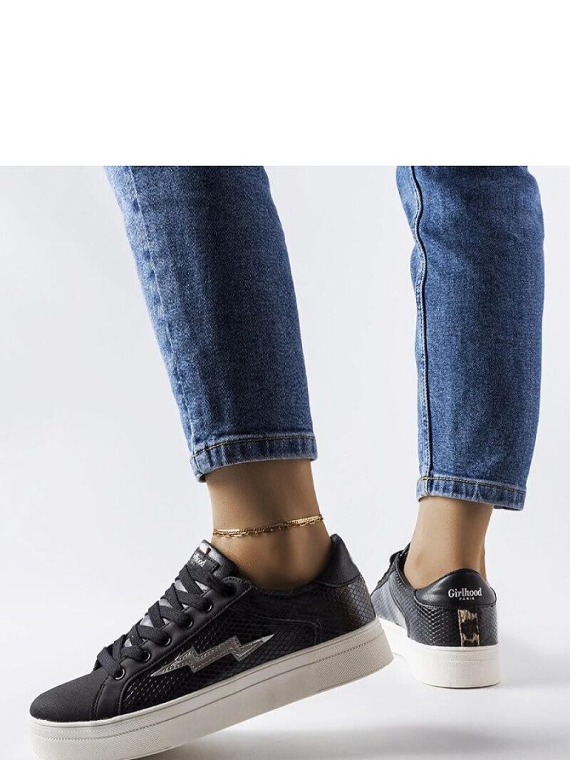 Czarne sneakersy Vernadeau - Solea - obrazek 2