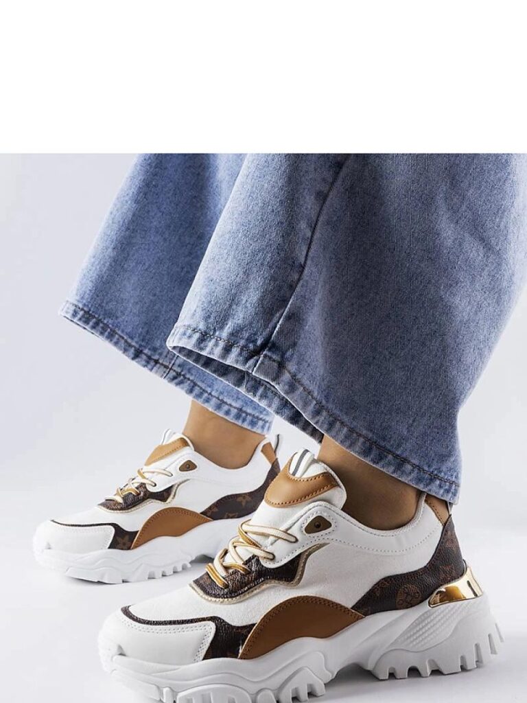Białe sneakersy na nieregularnej podeszwie Alta - Solea