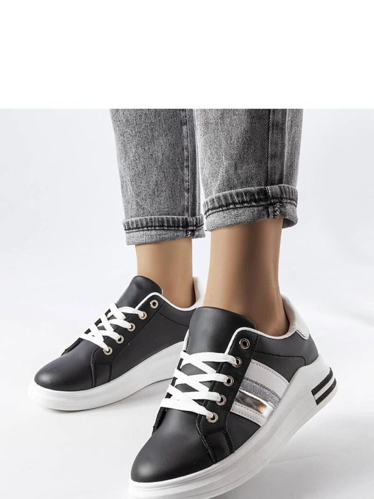 Czarne sneakersy na platformie Sacaton - Solea