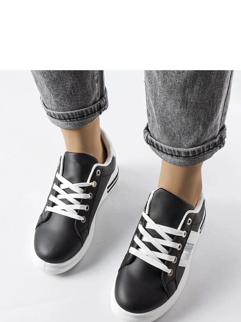 Czarne sneakersy na platformie Sacaton - Solea - obrazek 3