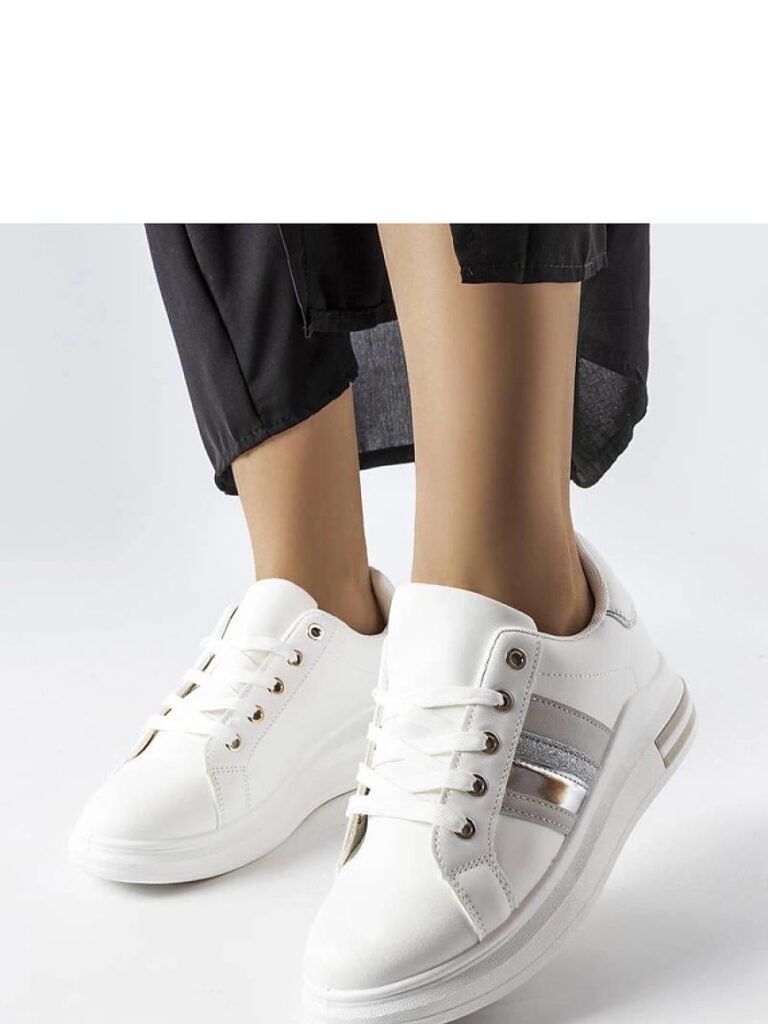 Białe sneakersy na platformie Sacaton - Solea