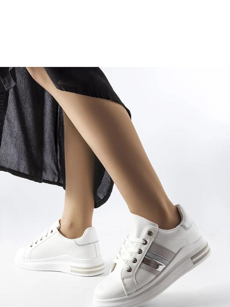 Białe sneakersy na platformie Sacaton - Solea - obrazek 2