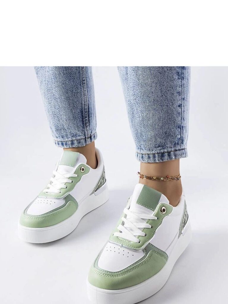 Zielone sneakersy na platformie Tooele - Solea