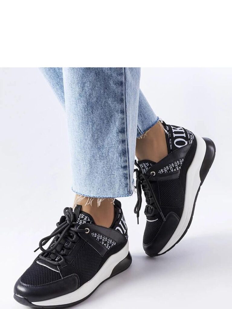 Czarno-białe sneakersy Vinceza - Solea