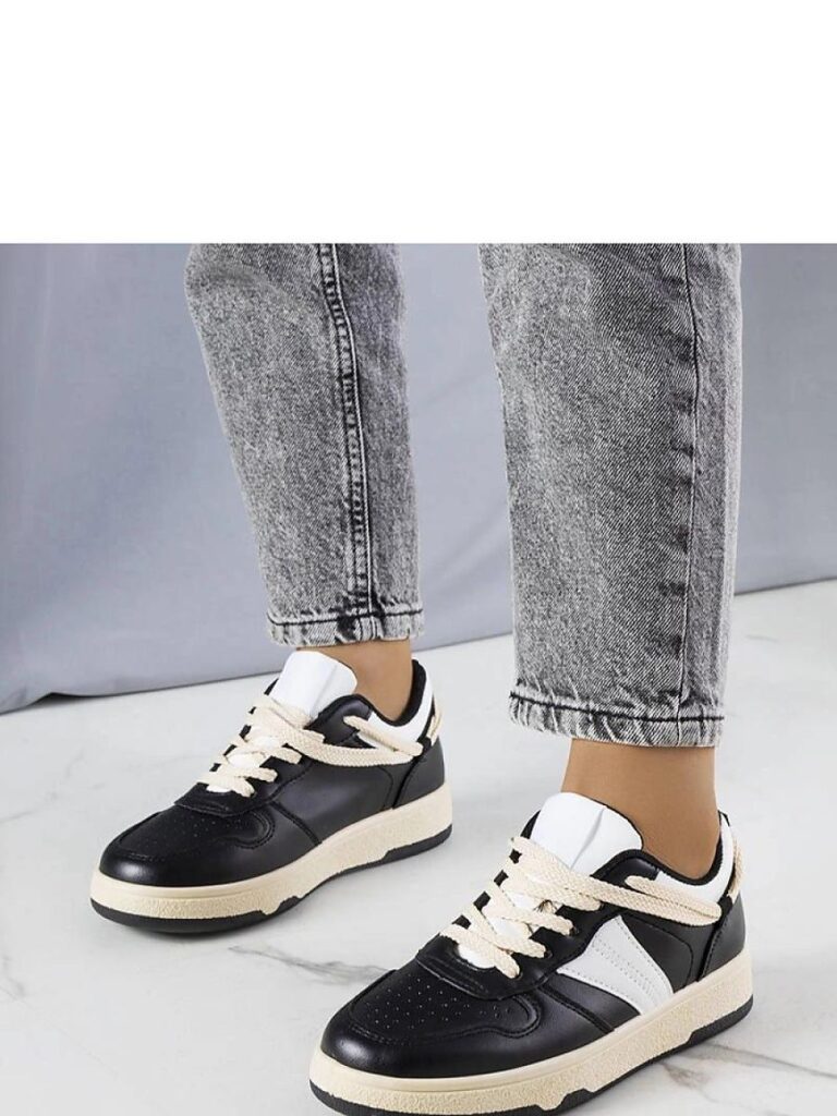 Czarne damskie sneakersy Marcella - Solea