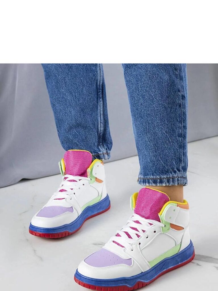 Kolorowe sneakersy za kostkę Elizabeth - Solea