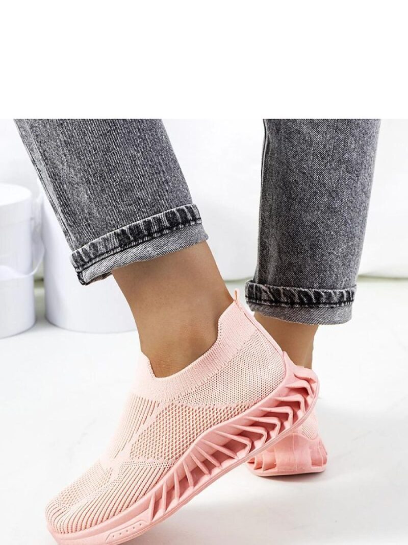 Różowe sneakersy sportowe Neda - Solea - obrazek 3