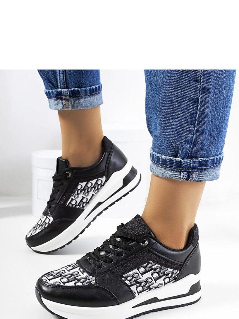 Czarne sneakersy Aloisia - Solea