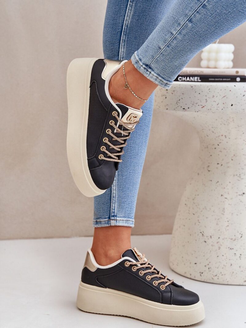 Buty Sportowe Model Fonetha NB751 Black - Step in style - obrazek 3
