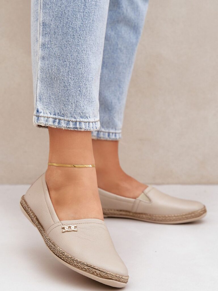 Espadryle Model Zazoo 10177 Beige - Step in style