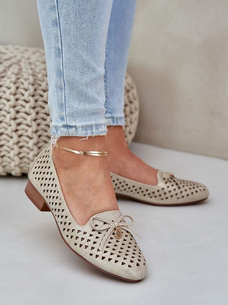 Baleriny Model Relabra ASA222-5 Gold - Step in style