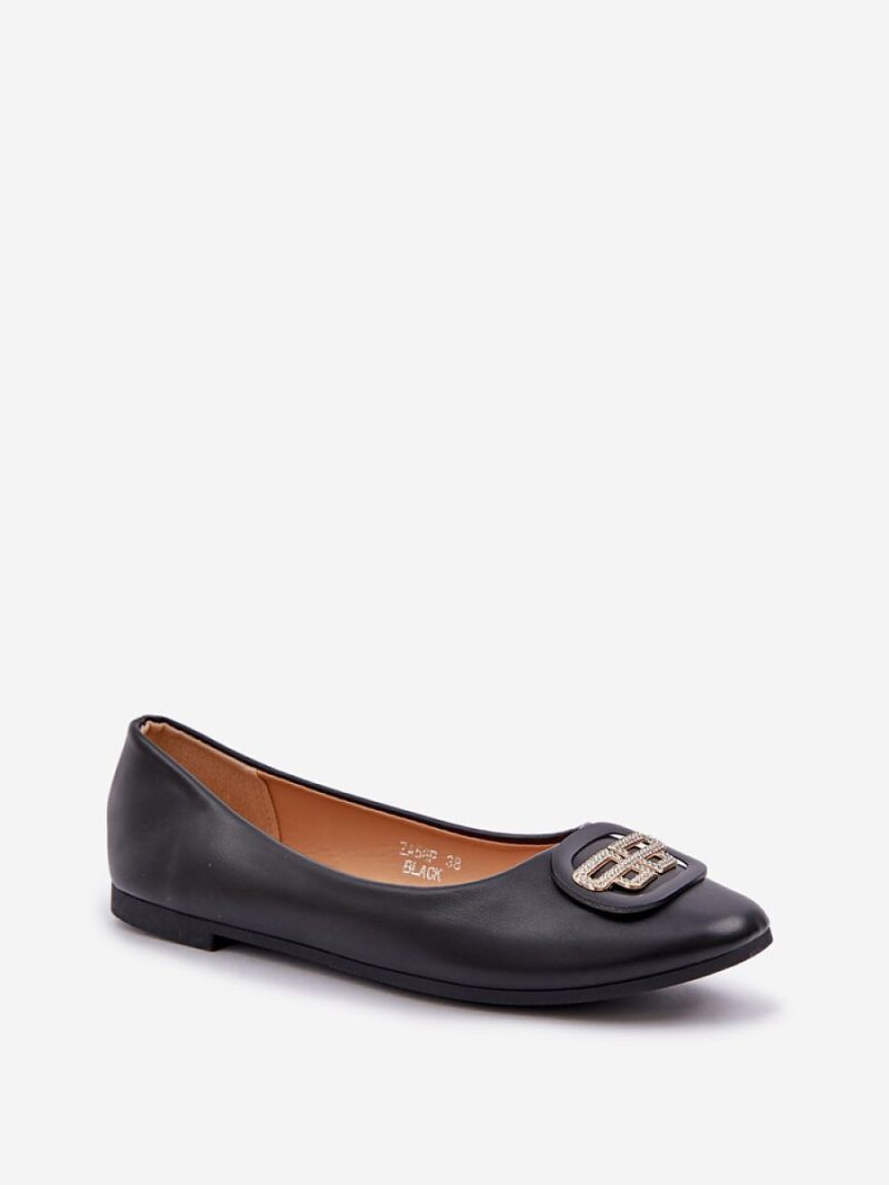 Baleriny Model Ainoria ZA58P Black - Step in style - obrazek 2