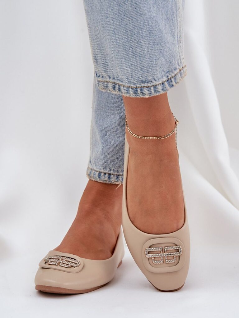 Baleriny Model Ainoria ZA58P Beige - Step in style