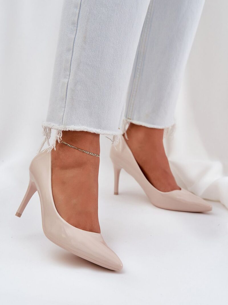 Szpilki Model Laniffia OC101P Beige - Step in style