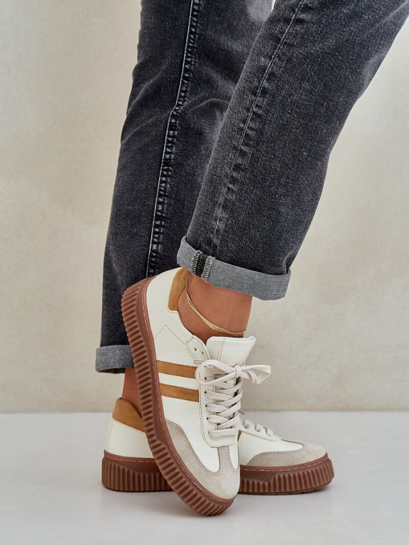 Buty Sportowe Model Zazoo N1068S6 Beige - Step in style - obrazek 3