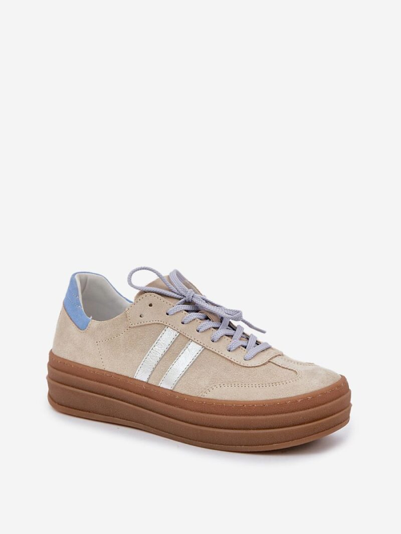 Buty Sportowe Model Zazoo N1068S4 Beige - Step in style - obrazek 2