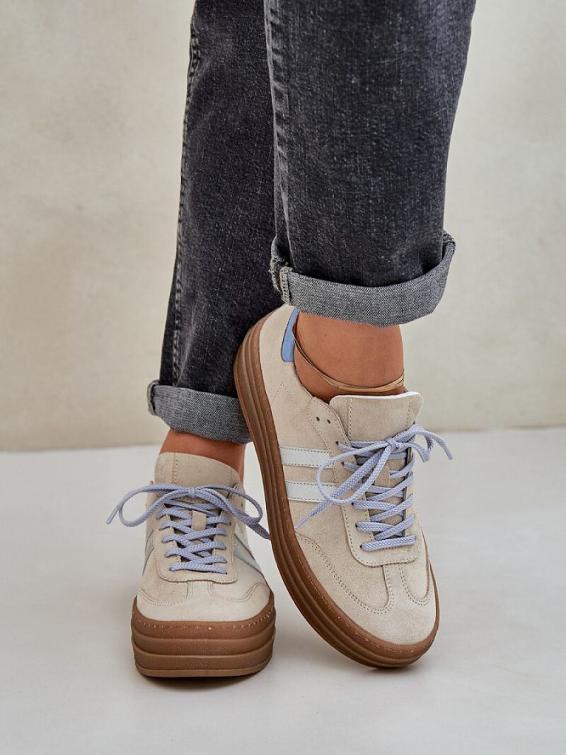Buty Sportowe Model Zazoo N1068S4 Beige - Step in style - obrazek 3