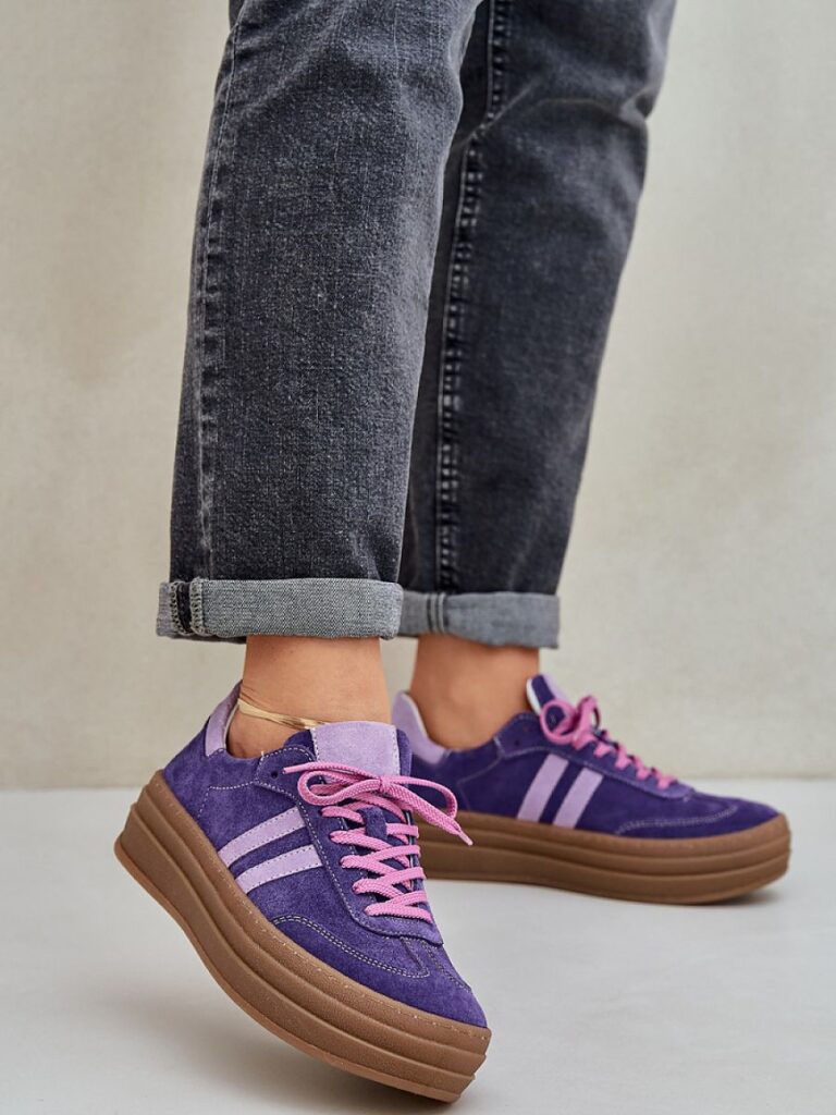 Buty Sportowe Model Zazoo N1068S4 Dark Violet - Step in style