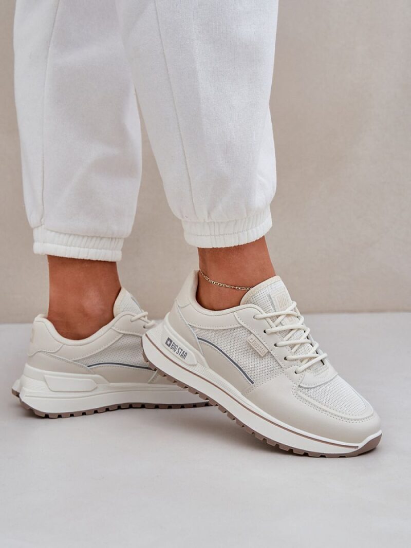 Buty Sportowe Model Big Star NN274A088 Light Beige - Step in style - obrazek 3