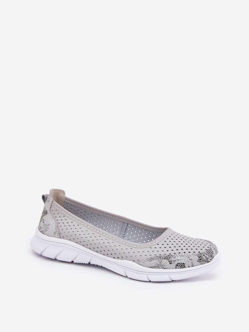 Baleriny Model Vinceza 95323 Grey - Step in style - obrazek 2