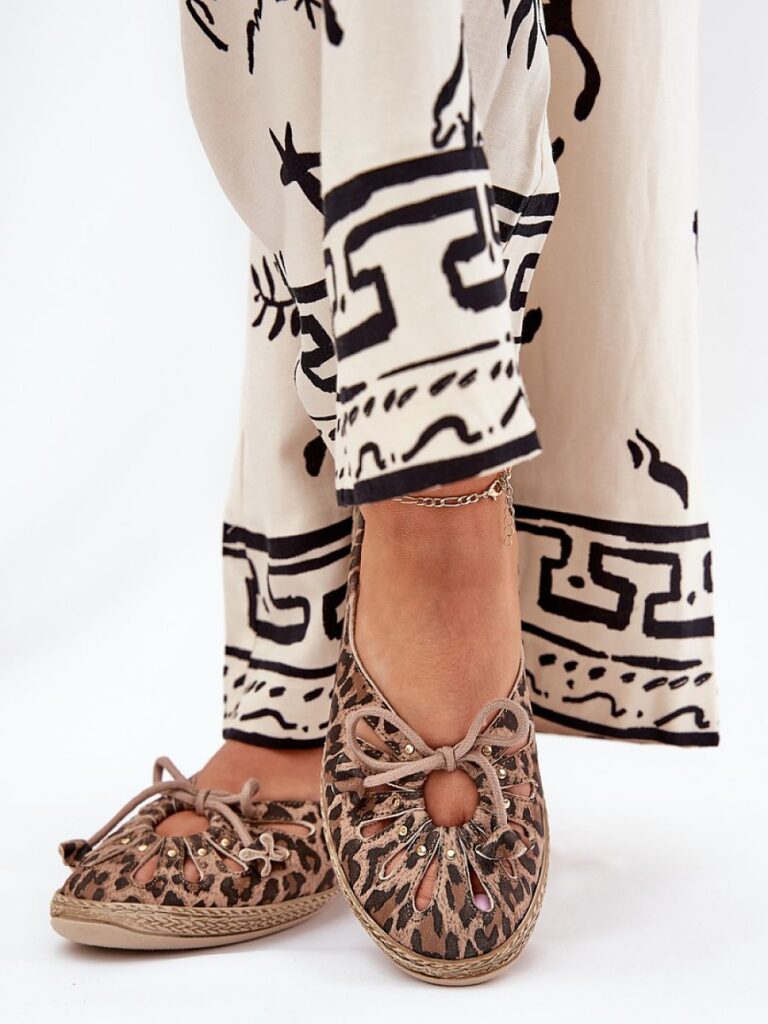 Baleriny Model Zazoo Panterka 10179 Brown - Step in style