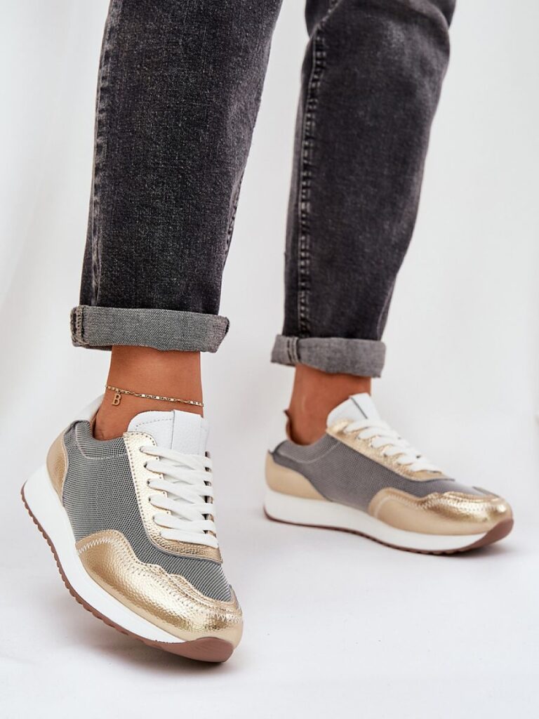 Buty Sportowe Model DA LR51-847 Gold - Step in style