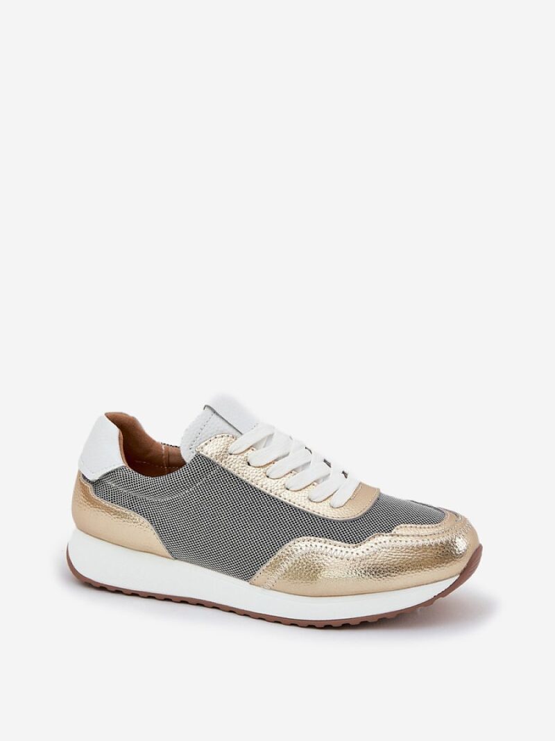 Buty Sportowe Model DA LR51-847 Gold - Step in style - obrazek 2