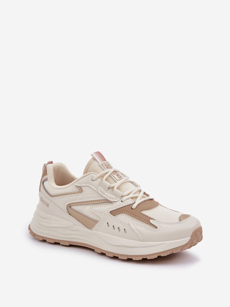 Buty Sportowe Model Big Star NN274A096 HI-POLY SYSTEM Beige - Step in style - obrazek 2