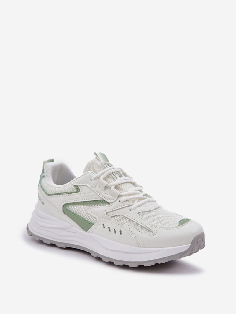 Buty Sportowe Model Big Star NN274A095 HI-POLY SYSTEM White/Green - Step in style - obrazek 2